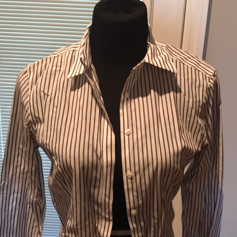 Pinstripe Brooks Brothers Button Down